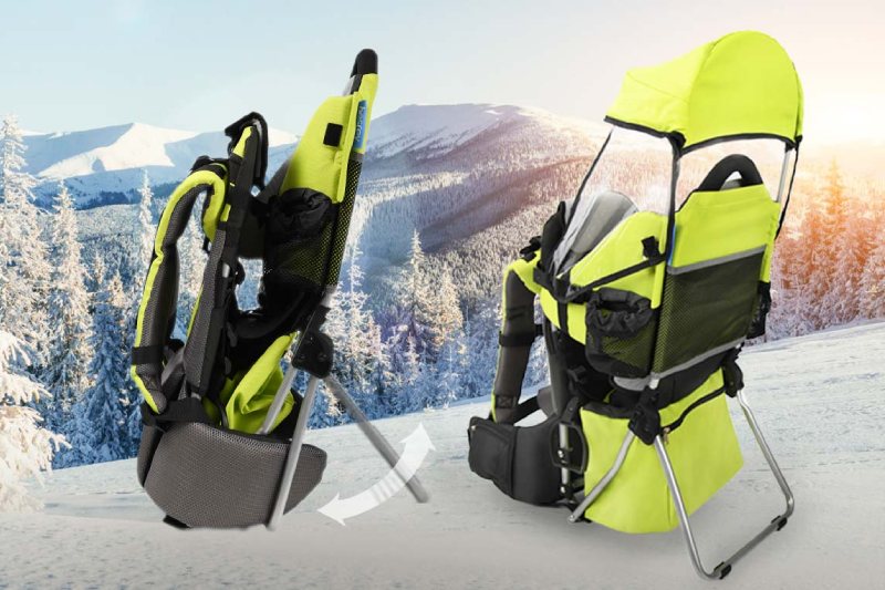 besrey hiking backpack Baby Carrier With Trekking Poles It comes with adjustable straps and stirrups to keep toddlers comfortable while on the go. How to Use a Baby