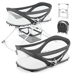 BDC05 Besrey 4 in 1 Portable Foldable  Baby Bedside Bassinet Sleeper for Newborn