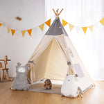 Tente tipi pliable pour enfants, tente pour tout-petits avec LED
