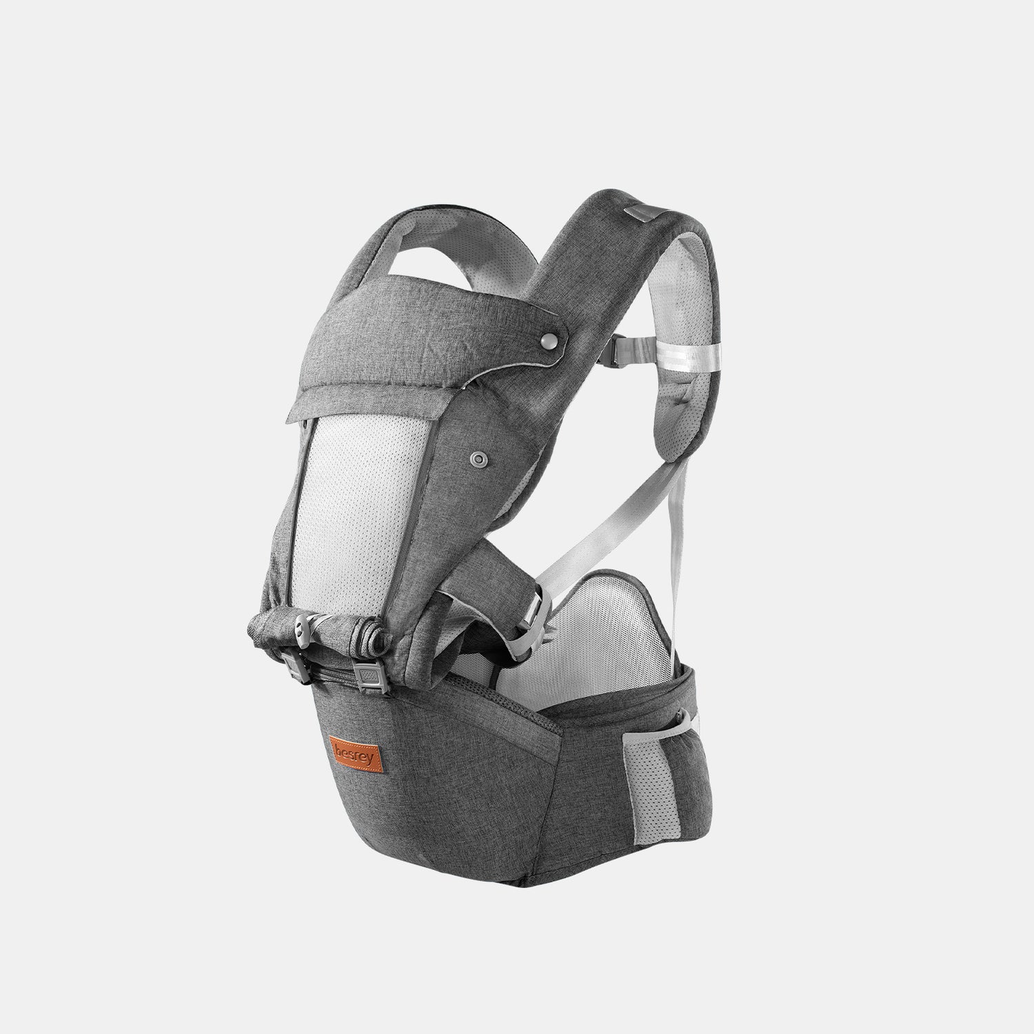 besrey Hüfttrage für Baby, Babytrage Plus Size Mom, Herren Babytrage Rucksack