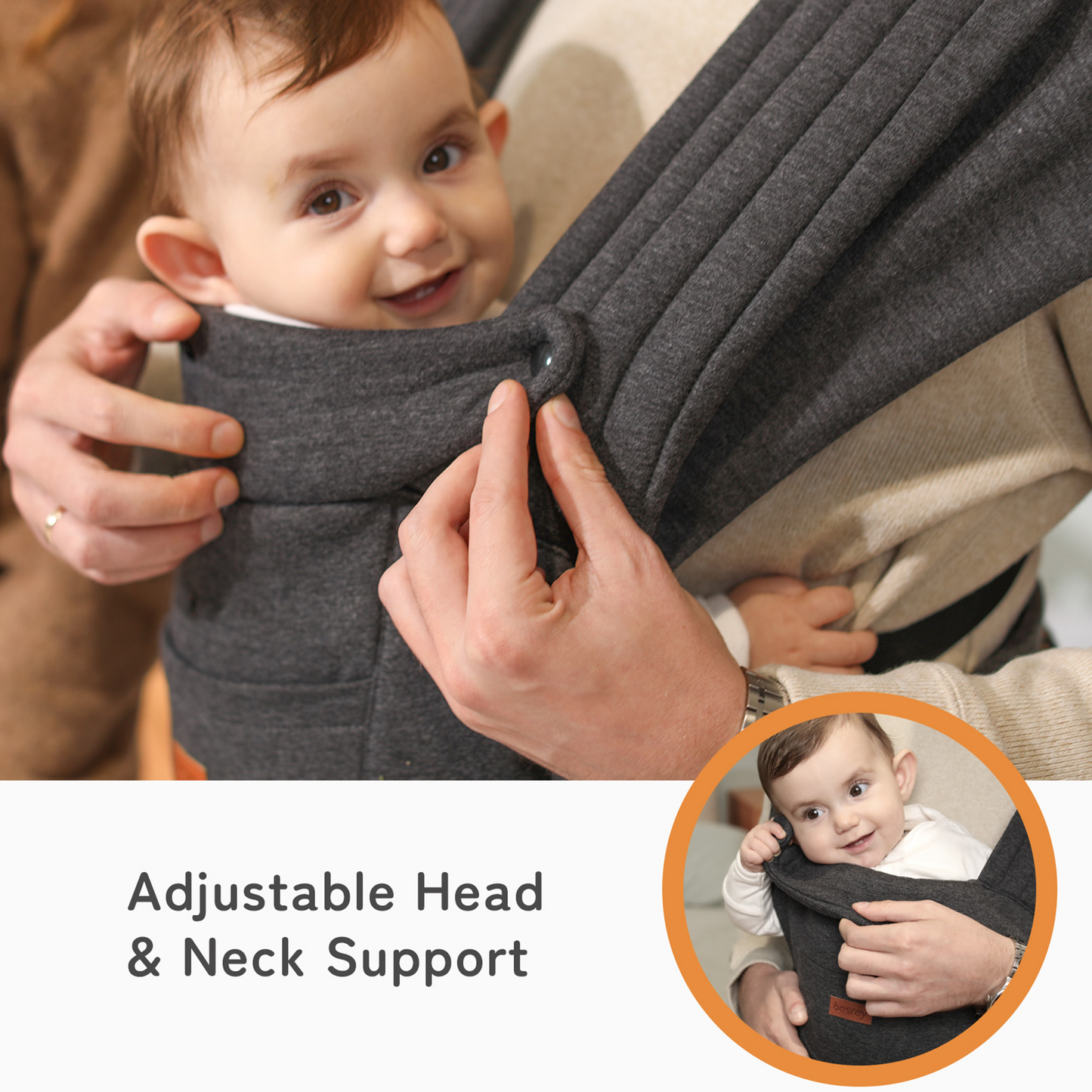 Besrey Baby Wraps Carrier Newborn to Toddler