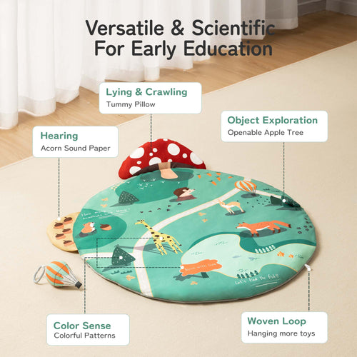 Besrey Baby Play Mat for Babies and Toddlers 0-12 Months