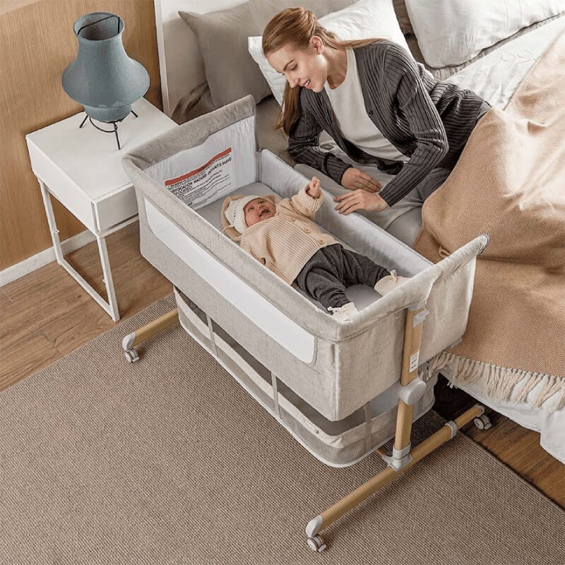 velordnet alkohol Støjende Besrey Bedside Bassinet, Baby Crib, Co Sleeper