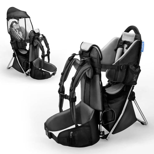 hiking baby backpack black