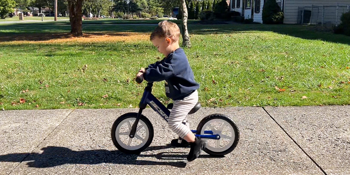 Differences between children's balance bikes with and without brakes