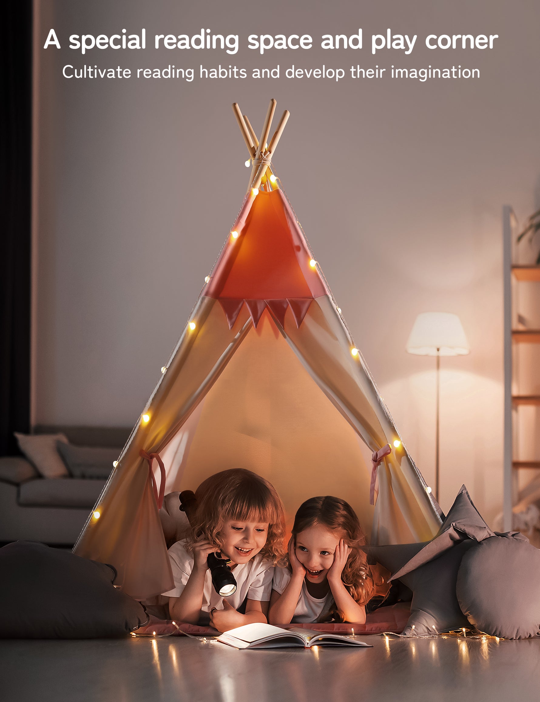 reading tent Besrey Foldable Portable Toddler Reading Tent