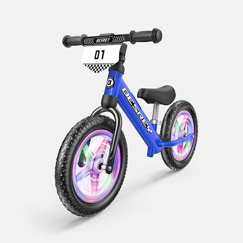 Besrey Balance Bike for Toddlers - Adjustable Seat, EVA Tires, Strong Frame for 2-5 Years