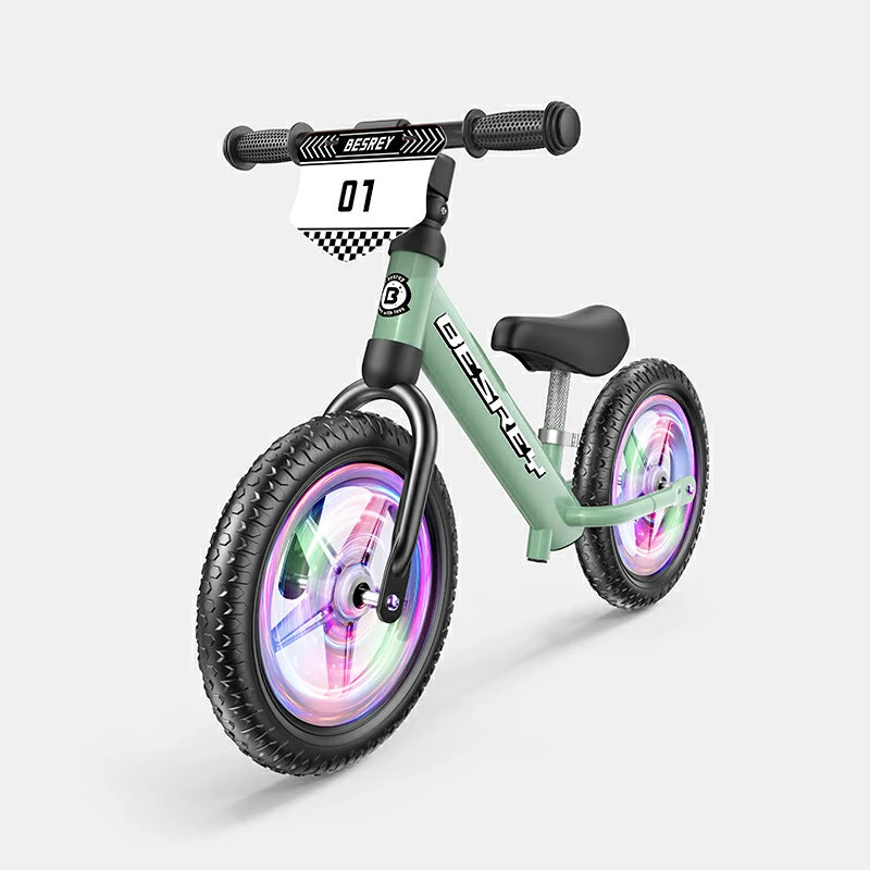 Besrey Balance Bike for Toddlers - Adjustable Seat, EVA Tires, Strong Frame for 2-5 Years