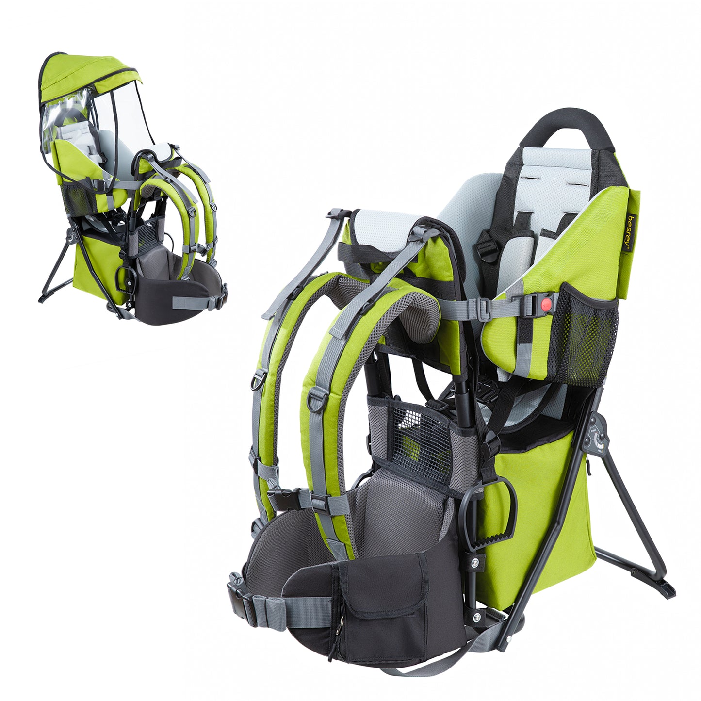 Besrey Baby Backpack Carrier con sedile di sicurezza a 3 altezze