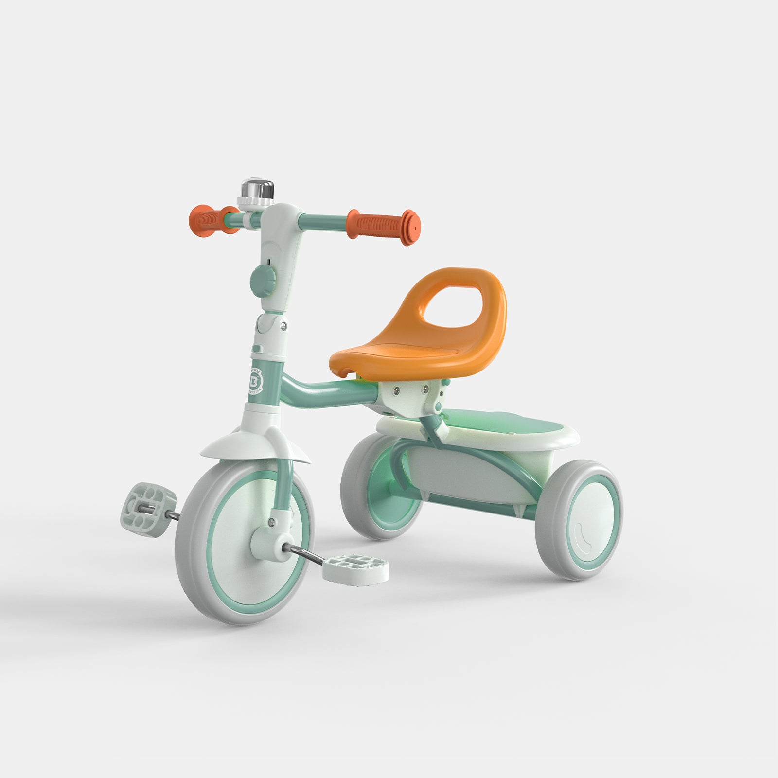besrey Kids Tricycle with Flash Wheels & Bell, 18 Months to 5 Years