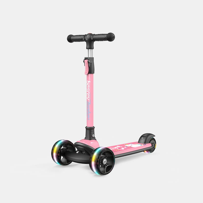 besrey Kid's Scooter with Light Up Wheels