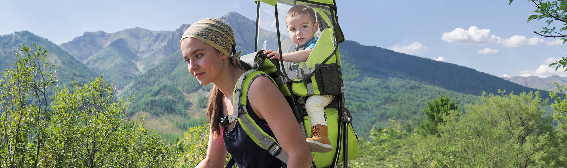 besrey hiking backpack Baby Carrier with Safety 3-Height Seat, Green The Besrey hiking baby carrier is lightweight and sturdy Backpack Carrier