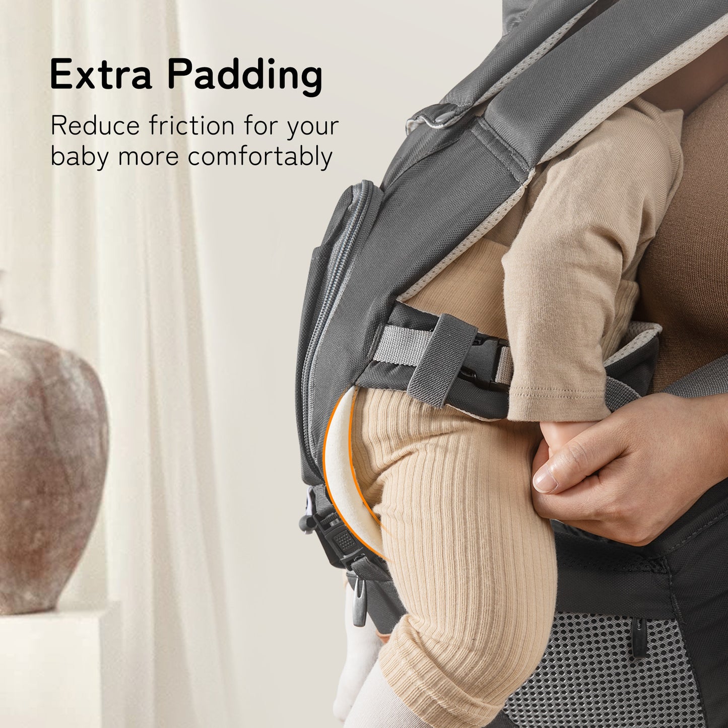 Besrey Baby Carrier Front Facing Holder, Dad Kangaroo Carrier