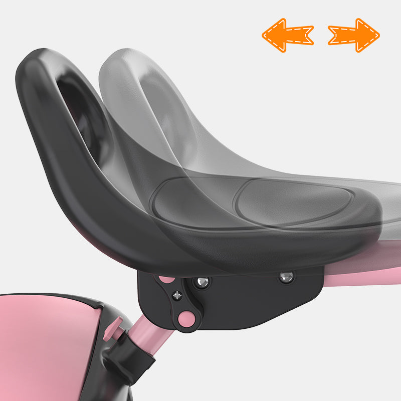 Besrey Toddler Tricycle with Bell,Adjustable backrest, Storage space
