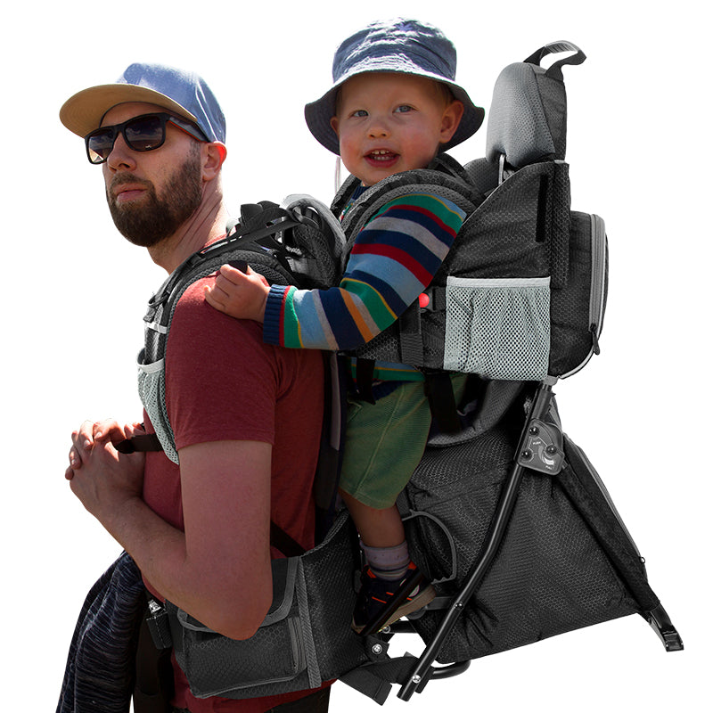 besrey hiking backpack Besrey Baby Backpack Carrier With Trekking Poles