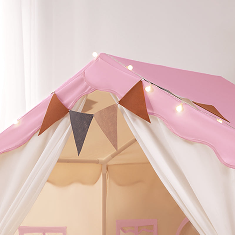 Besrey Kids Play Tent With Enclosure, Toddler Tent 2 In 1 With Padded Mat And Lights, Large Playhouse For Kids, Indoor & Outdoor, Christmas Toddler Playhouse, 69" X39" X 53", Play Tents