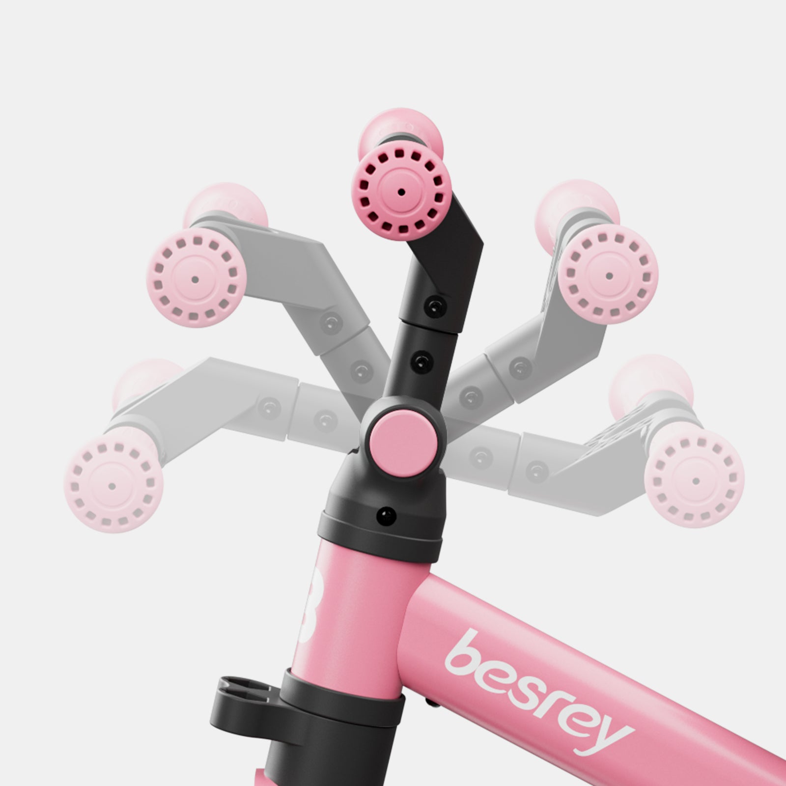 besrey Toddler Tricycle  with Push Handle, Backrest and Safety Belt