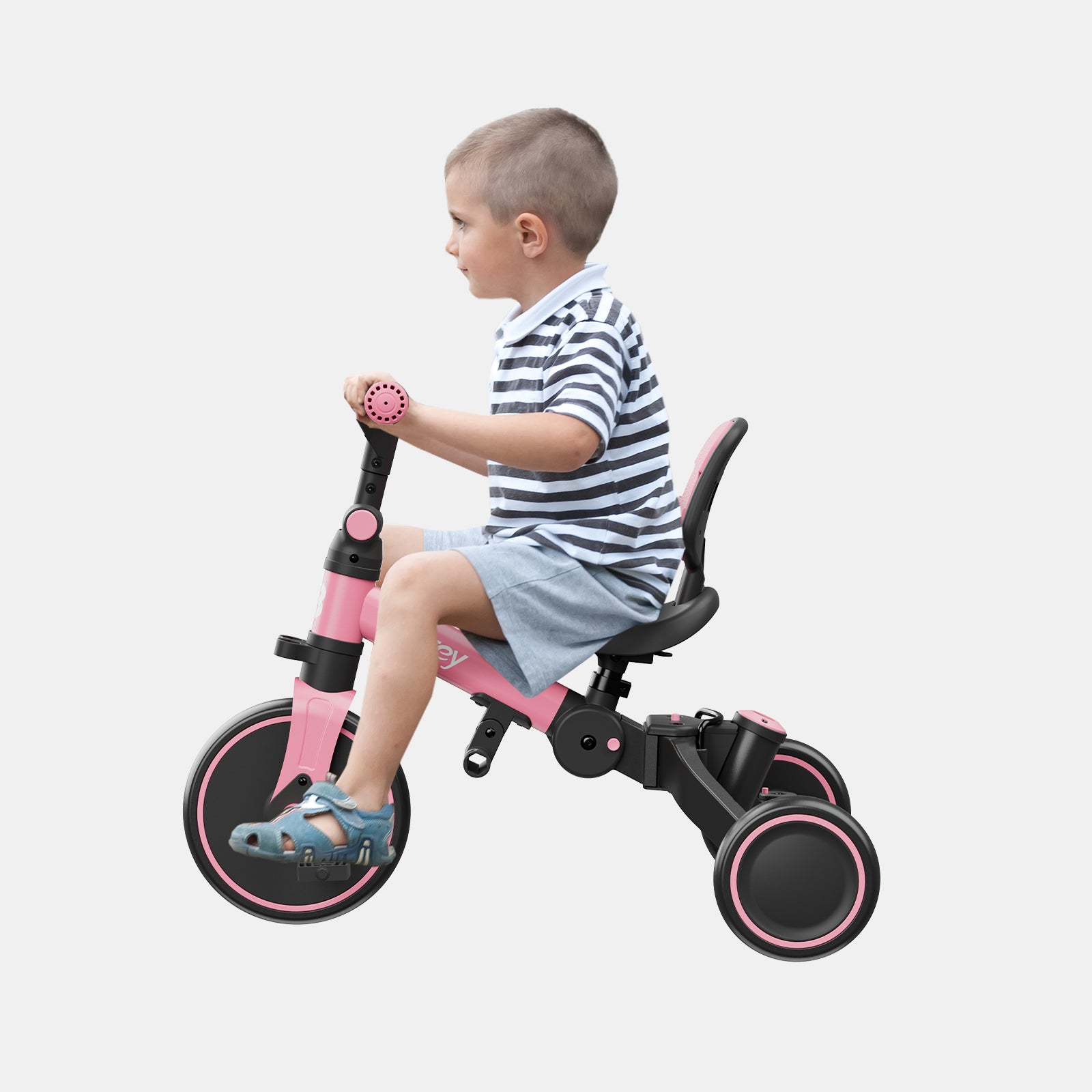besrey Toddler Tricycle  with Push Handle, Backrest and Safety Belt
