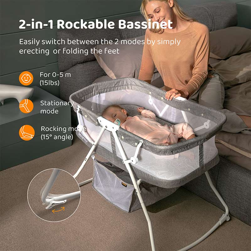 2 modes bassinet for baby