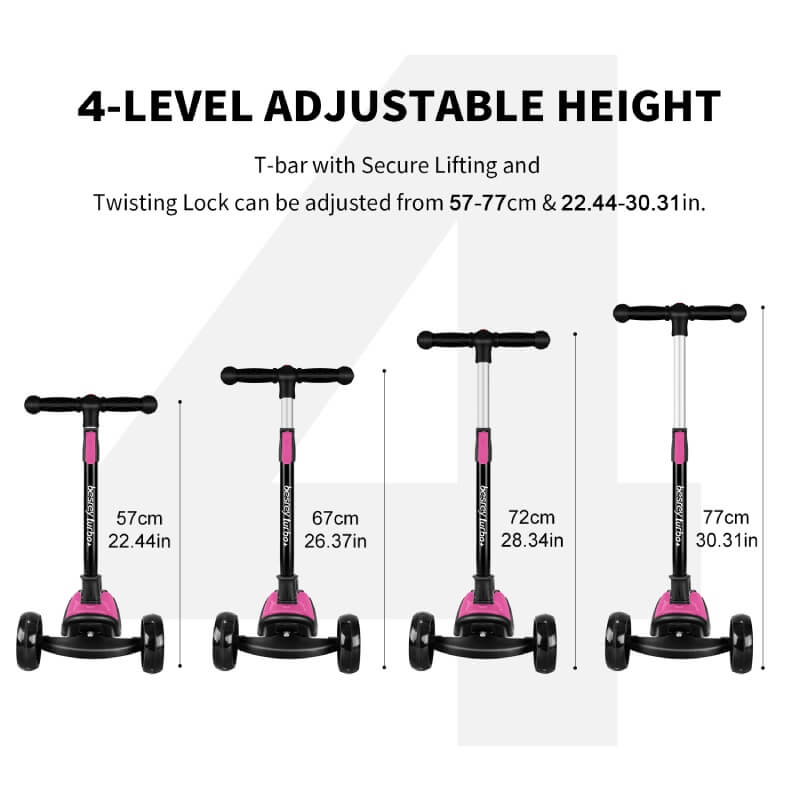 4 level adjustable height