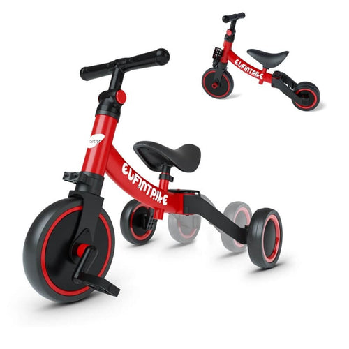 5-in-1 red tricycle