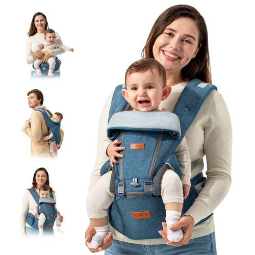 Besrey Hip Carrier para bebé, portabebés de talla grande para mamá, mochila portabebés para hombres