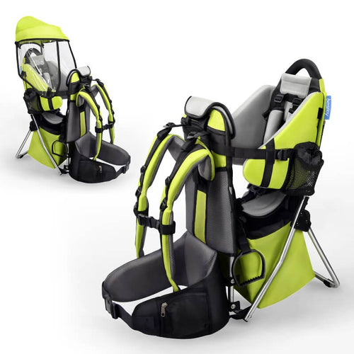 kids hiking backpack green