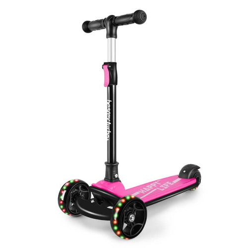 Patinetes para niños de 8 años en adelante, scooter plegable de 2 ruedas,  sistema plegable de liberación rápida, 3 alturas ajustables, ruedas grandes