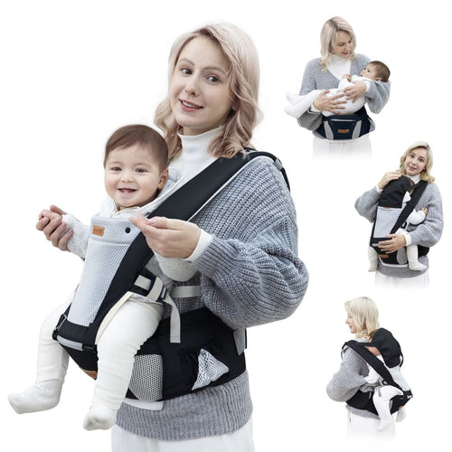 hip seat baby carrier black